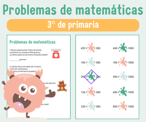 Hojas de trabajo de matemáticas 3 primaria